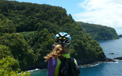 The time I biked the Road to Hana. With luggage.